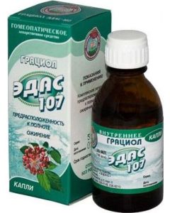 Buy Edas-107 Graziol Homeopathic drops, 25 ml | Florida Online Pharmacy | https://florida.buy-pharm.com