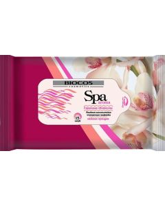Buy BioCos Wet wipes 'SPA Aroma . Delicate orchid ', 15 pieces | Florida Online Pharmacy | https://florida.buy-pharm.com