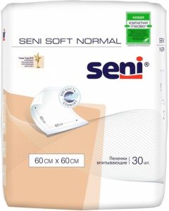 Buy Medical diaper Seni Seni Hygienic diapers Seni Soft Normal 60 cm x 60 cm 30 pcs, 60 x 60 cm, 30 pcs | Florida Online Pharmacy | https://florida.buy-pharm.com