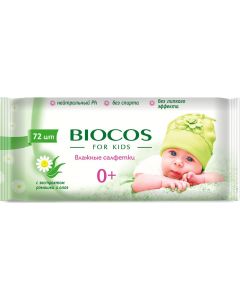 Buy BioCos Wet wipes, for children, 72 pcs | Florida Online Pharmacy | https://florida.buy-pharm.com