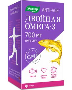 Buy Evalar Double Omega-3 700 mg, capsules # 30, 1.0 g | Florida Online Pharmacy | https://florida.buy-pharm.com