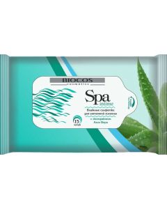 Buy BioCos Wipes for intimate hygiene 'SPA Intime. Aloe Vera', 15 pcs | Florida Online Pharmacy | https://florida.buy-pharm.com