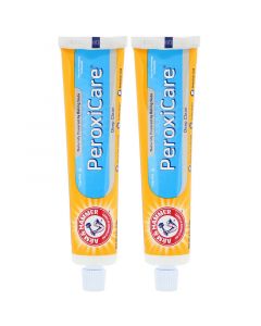 Buy Arm & Hammer, PeroxiCare , Deep clean, anti-caries toothpaste with fluoride, pure peppermint, double wrapping, 6.0 ounces (170 g) each | Florida Online Pharmacy | https://florida.buy-pharm.com