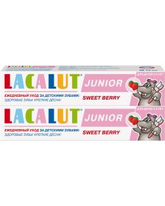 Buy LACALUT Junior sweet berry, children's toothpaste, 75 ml (spike 2pcs) | Florida Online Pharmacy | https://florida.buy-pharm.com