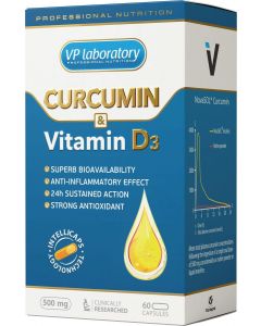 Buy Vitamin and mineral complex Vplab 'Curcumine & Vitamine D3', 60 capsules | Florida Online Pharmacy | https://florida.buy-pharm.com
