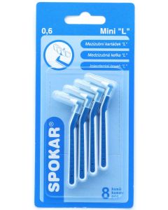 Buy Spokar Ultra 0.6 conical brush with curved handle, 8 pcs | Florida Online Pharmacy | https://florida.buy-pharm.com