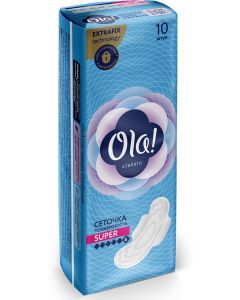 Buy Sanitary pads Ola! Classic Wings Super Surface mesh, 10 pcs | Florida Online Pharmacy | https://florida.buy-pharm.com