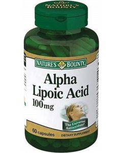 Buy Nature's Bounty Alpha Lipoic Acid, 100mg Capsules, # 60  | Florida Online Pharmacy | https://florida.buy-pharm.com