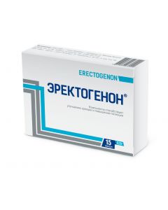 Buy Erectogenon for potency and libido enhancement for men capsules 0.5 g, 15 pcs | Florida Online Pharmacy | https://florida.buy-pharm.com