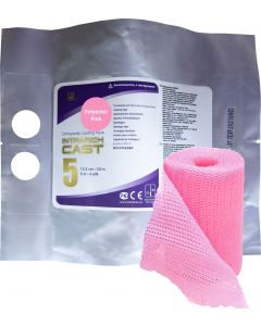 Buy Polymer bandage Intrarich IR-0053, rigid fixation Cast, pink, 12.5 cm х 3.6 m | Florida Online Pharmacy | https://florida.buy-pharm.com