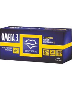 Buy Omega-3 30% Polyene with cedar oil and vitamin E 1400 mg capsules | Florida Online Pharmacy | https://florida.buy-pharm.com