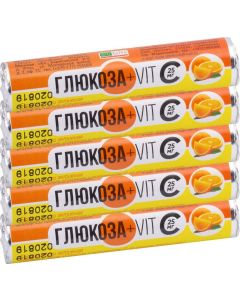 Buy Glucose + VitS Bioterra with orange flavor, tablets 2.6 g No. 14 (roll) x 5 (block of 5 rolls) | Florida Online Pharmacy | https://florida.buy-pharm.com
