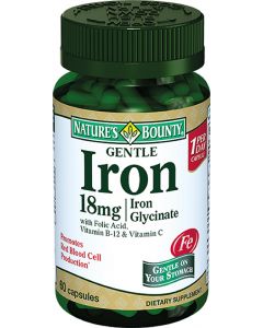 Buy 'Nature's Bounty' readily available iron, 18 mg capsules, # 60  | Florida Online Pharmacy | https://florida.buy-pharm.com