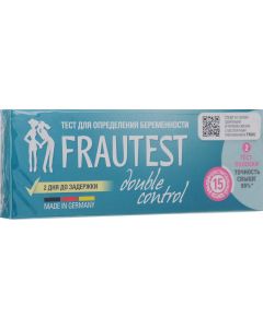Buy Frautest Test for determination of pregnancy Double Control, test - strips, 2 pcs | Florida Online Pharmacy | https://florida.buy-pharm.com