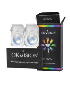 Buy Okvision Fusion Contact Lenses 3 months, -1.00 / 14 / 8.6, blue, lilac, 2 pcs. | Florida Online Pharmacy | https://florida.buy-pharm.com