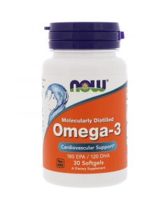 Buy Now Foods, Omega-3 fish oil, 30 capsules | Florida Online Pharmacy | https://florida.buy-pharm.com