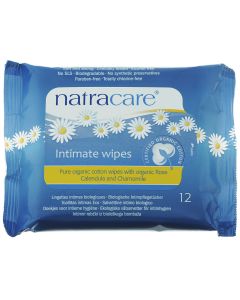Buy Wet wipes for intimate hygiene Natracare Organic Cotton, 12 pcs | Florida Online Pharmacy | https://florida.buy-pharm.com