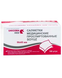 Buy Unicorn Med wipes 65x56 mm alcohol antiseptic antibacterial 100 pcs. | Florida Online Pharmacy | https://florida.buy-pharm.com