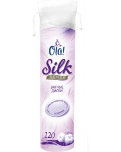 Buy Cotton pads Ola! 'Silk Sense', 120 pcs | Florida Online Pharmacy | https://florida.buy-pharm.com