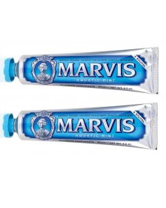 Buy Marvis Set of Toothpastes Aquatic Mint, Fresh Mint, 2 pcs 85 ml each  | Florida Online Pharmacy | https://florida.buy-pharm.com