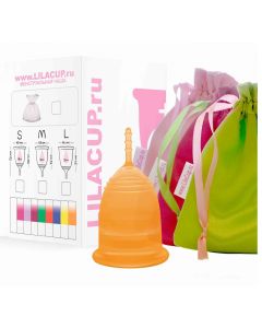 Buy LilaCup BOX PLUS menstrual cup size M orange | Florida Online Pharmacy | https://florida.buy-pharm.com
