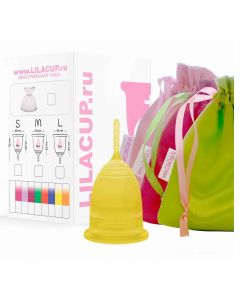 Buy Menstrual cup LilaCup BOX PLUS size S yellow | Florida Online Pharmacy | https://florida.buy-pharm.com
