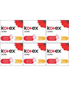 Buy Women's pads Kotex Ultra Normal, set: 6 packs | Florida Online Pharmacy | https://florida.buy-pharm.com