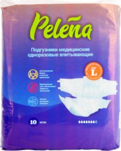 Buy Pelena disposable absorbent diapers size L 10 pcs | Florida Online Pharmacy | https://florida.buy-pharm.com