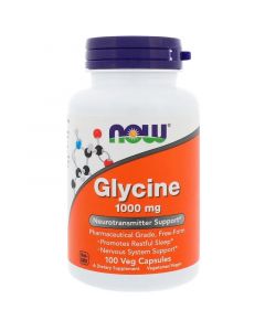 Buy Now Foods, Glycine, Glycine, 1000 mg, 100 Veggie Caps . | Florida Online Pharmacy | https://florida.buy-pharm.com