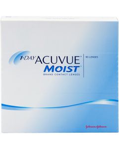 Buy ACUVUE® 1-Day Acuvue Moist Contact Lenses 90 Lenses 90 Lenses 8.5 Curvature Radius Daily, -1.00 / 14.2 / 8.5, 90 pcs. | Florida Online Pharmacy | https://florida.buy-pharm.com