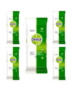Buy DETTOL antibacterial hand wipes, 5 pack of 10 pieces | Florida Online Pharmacy | https://florida.buy-pharm.com