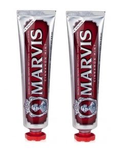 Buy Marvis Toothpaste set Cinnamon Mint, Cinnamon and mint, 2 pcs 85 ml | Florida Online Pharmacy | https://florida.buy-pharm.com