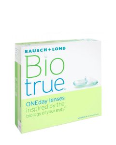 Buy Bausch + Lomb Biotrue ONEday Contact Lenses (90 Lenses) Daily, -5.00 / 14.20 / 8.6, Clear, 90 pcs. | Florida Online Pharmacy | https://florida.buy-pharm.com