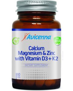 Buy Avicenna Calcium Magnesium Zinc D3 and K2 - 60 tablets | Florida Online Pharmacy | https://florida.buy-pharm.com