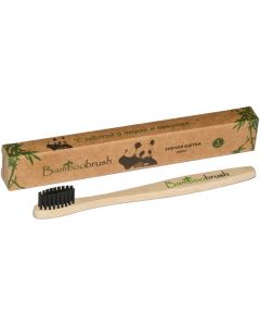 Buy Bamboobrush Mini bamboo toothbrush, carbon-coated bristles (soft) | Florida Online Pharmacy | https://florida.buy-pharm.com