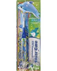 Buy Silver Care dental kit for children, 6 to 12 years old, assorted toy | Florida Online Pharmacy | https://florida.buy-pharm.com