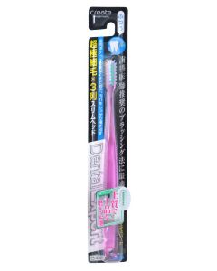 Buy Create Toothbrush with a narrow cleaning head and super fine bristles, medium hard, color: pink | Florida Online Pharmacy | https://florida.buy-pharm.com