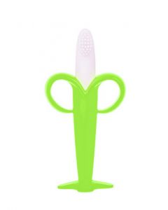 Buy Baby toothbrush teether silicone massager Banana green | Florida Online Pharmacy | https://florida.buy-pharm.com