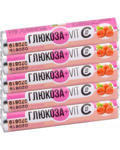 Buy Glucose + vitS Bioterra with raspberry flavor, tablets 2.6 g No. 14 (roll) x 5 (block of 5 rolls) | Florida Online Pharmacy | https://florida.buy-pharm.com