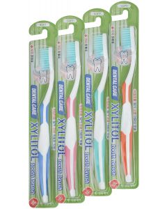 Buy Dental Care Set: Toothbrush with extra-fine double bristles 'Xylitol', medium and soft, 4 pcs | Florida Online Pharmacy | https://florida.buy-pharm.com