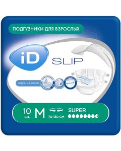 Buy Diapers for adults iD Slip M 10 pcs | Florida Online Pharmacy | https://florida.buy-pharm.com