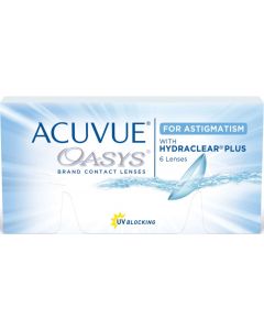 Buy Astigmatic lenses ACUVUE contact lenses Oasys for Astigmatism / Radius 8.6 / Cylinder -0.75 / Axis 100 Biweekly, -3.50 / 14.5 / 8.6, 6 pcs. | Florida Online Pharmacy | https://florida.buy-pharm.com