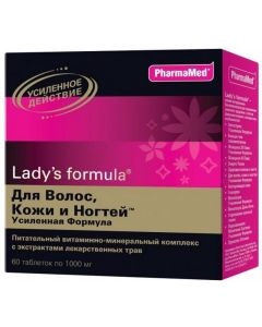 Buy Lady-S Formula 'For hair, skin and nails, enhanced formula' tablets 1.0 g # 60  | Florida Online Pharmacy | https://florida.buy-pharm.com