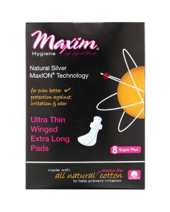 Buy Maxim Hygiene Products, Ultra Thin Wing Pads, Super Plus, 8 Pads  | Florida Online Pharmacy | https://florida.buy-pharm.com