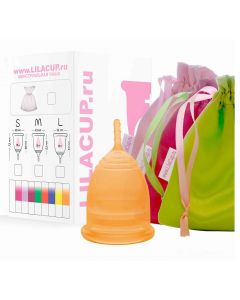 Buy Menstrual cup size LilaCup BOX PLUS size L orange | Florida Online Pharmacy | https://florida.buy-pharm.com