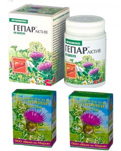 Buy HEPARactive. 60 caps + Milk thistle oil. 2 pcs. | Florida Online Pharmacy | https://florida.buy-pharm.com