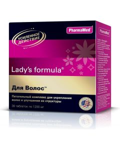 Buy Lady-S Nourishing Complex 'For Hair' Formula, to strengthen hair and improve its structure, 30 tablets | Florida Online Pharmacy | https://florida.buy-pharm.com