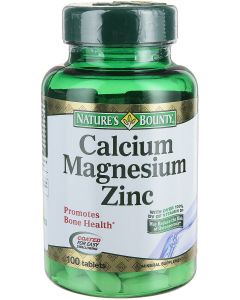 Buy Nature's Bounty Vitamin Complex 'Calcium-Magnesium-Zinc', 100 tablets | Florida Online Pharmacy | https://florida.buy-pharm.com