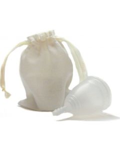 Buy OnlyCup / White menstrual cup Linen (with linen bag), size L | Florida Online Pharmacy | https://florida.buy-pharm.com