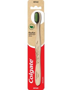 Buy Toothbrush Colgate Bamboo, with charcoal, soft, CN08010A_1, black, green | Florida Online Pharmacy | https://florida.buy-pharm.com